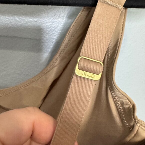 CUUP the scoop modal bra in tan size 34E 34DD - Picture 7 of 7